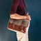 MegaGear Torres Pro Canvas Leather Vintage 16” Laptop Computer Bag Camera Bag - Briefcase Satchel Portfolio Notebook Tablet Messenger Bag for Men & Women