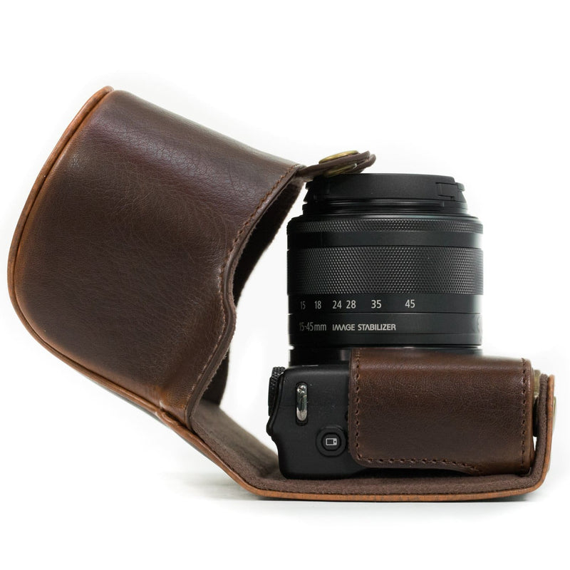 MegaGear Canon EOS M10 Ever Ready Leather Camera Case with 