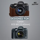 MegaGear Canon EOS M5 (15-45mm) Ever Ready Leather Camera 