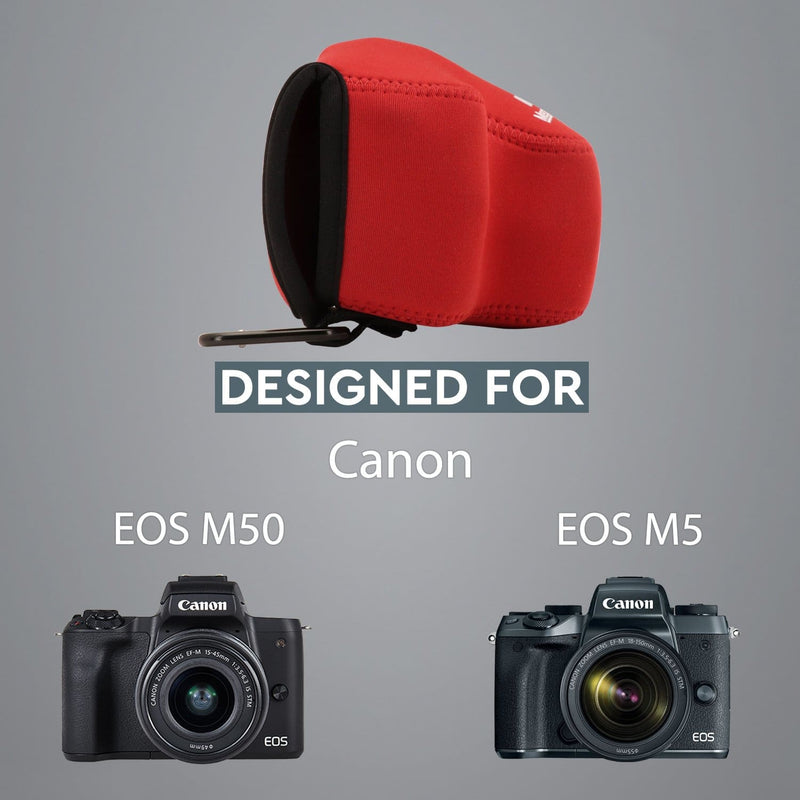 Canon M50 II, M50, M5 (15-45mm) Ultra Light Neoprene Came – MegaGear Store