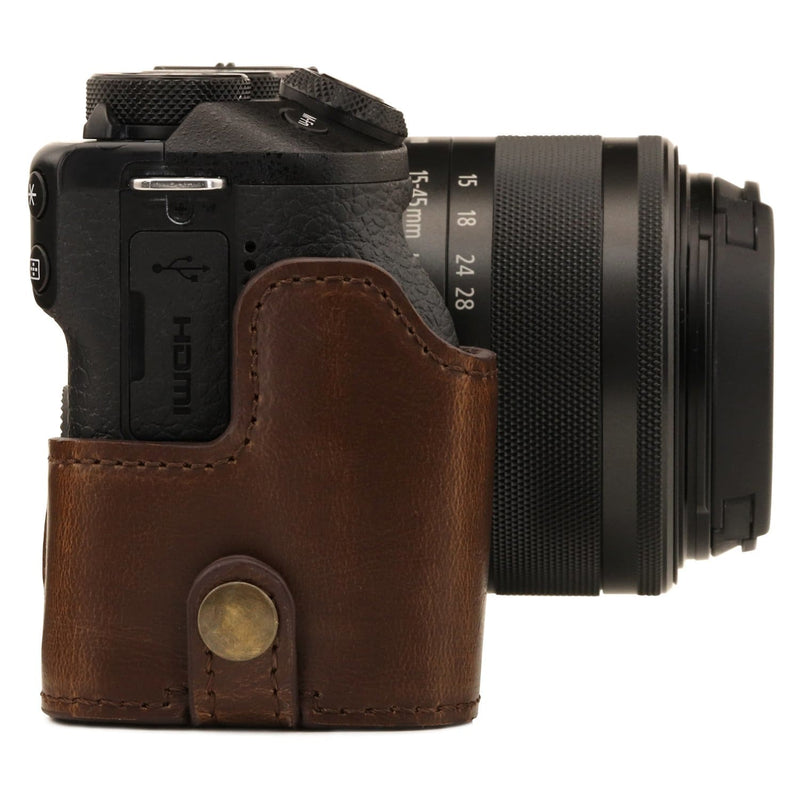 MegaGear Canon EOS M6 Mark II Ever Ready Leather Camera Half