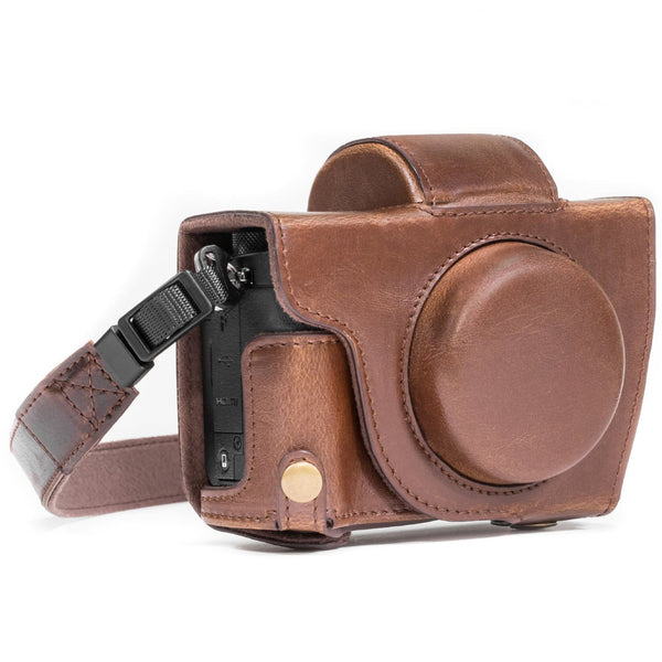 MegaGear Canon PowerShot G5 X Ever Ready Leather Camera Case