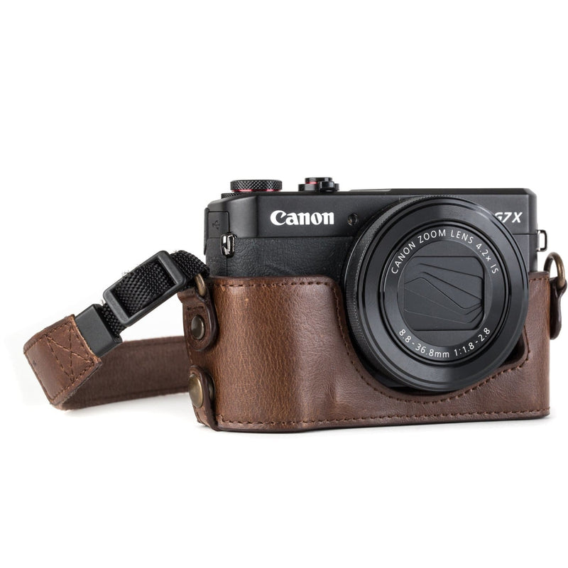 MegaGear Canon G7 X Mark II Ever Ready Leather Camera Half – Store