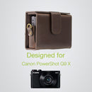 MegaGear Canon PowerShot G9 X Mark II Ever Ready Leather 