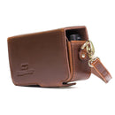 MegaGear Canon PowerShot SX280 HS Leather Camera Case with 