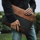 MegaGear Fine Leather and Fleece Sleeve Bag for MacBook Pro 