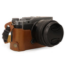 MegaGear Fujifilm X-A7 Ever Ready Leather Camera Half Case -