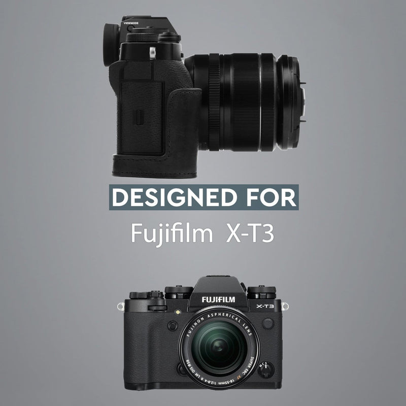 MegaGear Fujifilm X-T3 Ever Ready Genuine Leather Camera 