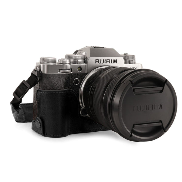 MegaGear Fujifilm X-T4 Ever Ready Top Grain Leather Camera Half