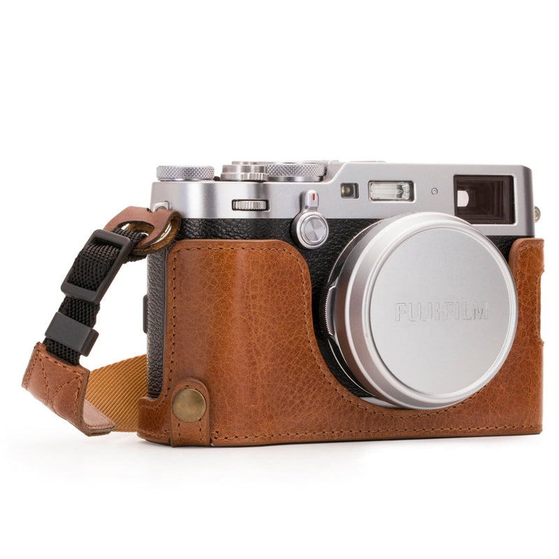 MegaGear Fujifilm X100F Ever Ready Top Grain Leather Camera Half