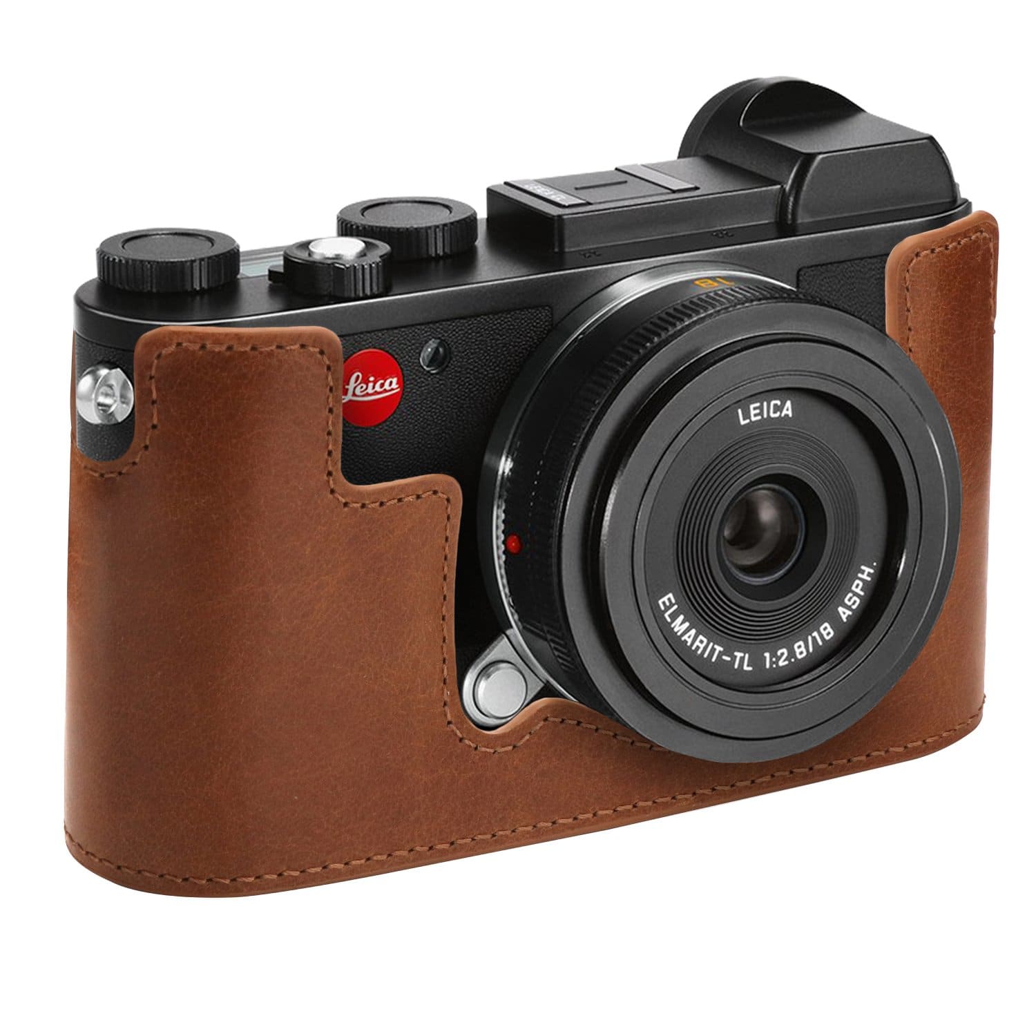 MegaGear Leica D-Lux 7 Ever Ready Top Grain Leather Camera Half Case