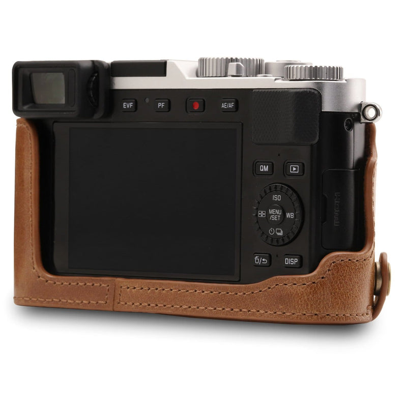 MegaGear Leica D-Lux 7 Ever Ready Top Grain Leather Camera Half Case