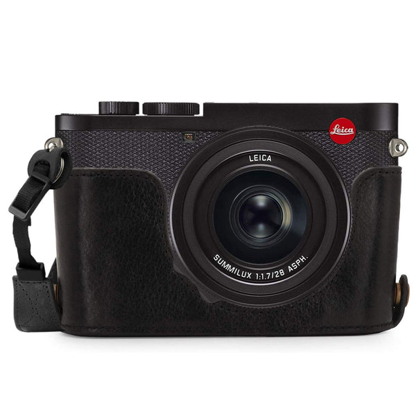 MegaGear Leica Q2 Ever Ready Genuine Leather Camera Half 