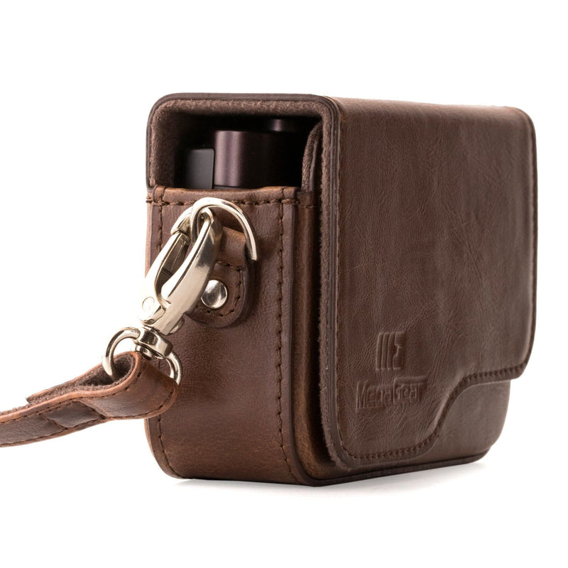 MegaGear Leica C Typ 112 Leather Camera Case with Strap - 