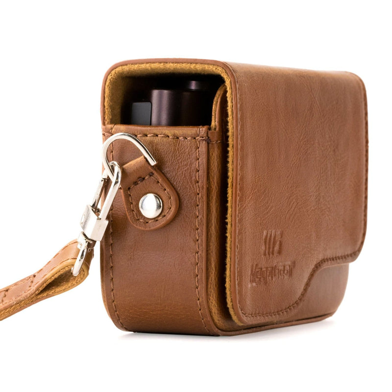 MegaGear Leica C Typ 112 Leather Camera Case with Strap - 