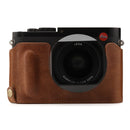 MegaGear Leica Q-P Q (Typ 116) Genuine Leather Camera Half 