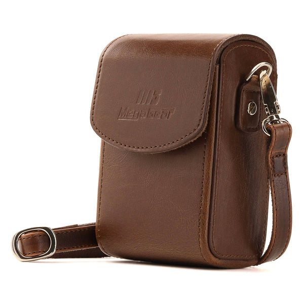 MegaGear Nikon Coolpix A1000 A900 Leather Camera Case with 