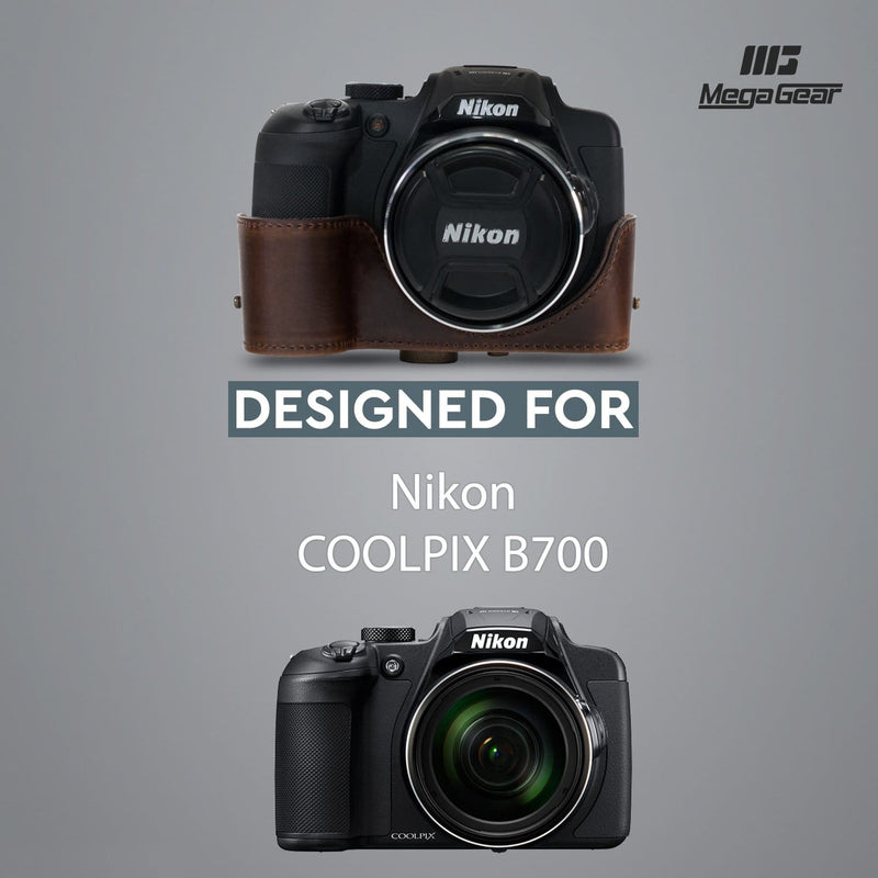 MegaGear Nikon Coolpix B700 Ever Ready Leather Camera Case 