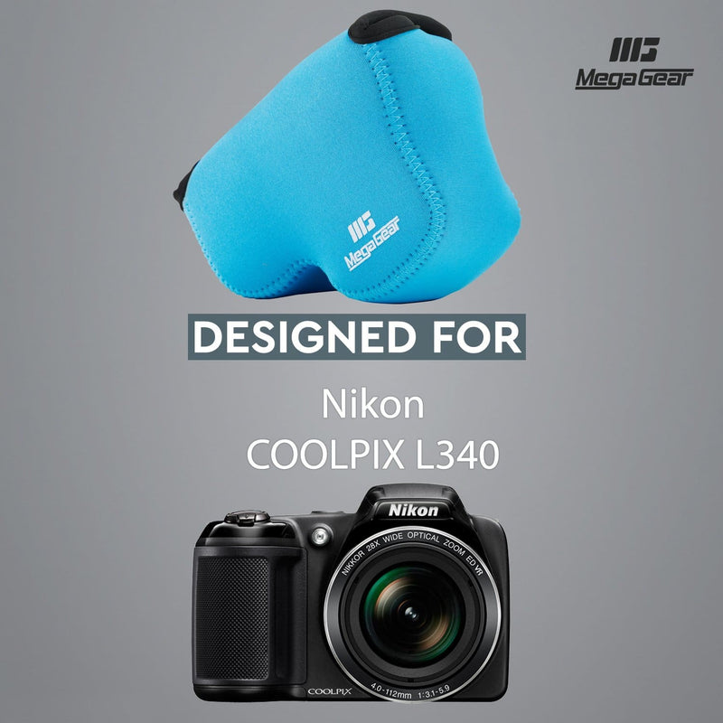 MegaGear Nikon Coolpix L340 Ultra Light Neoprene Camera Case