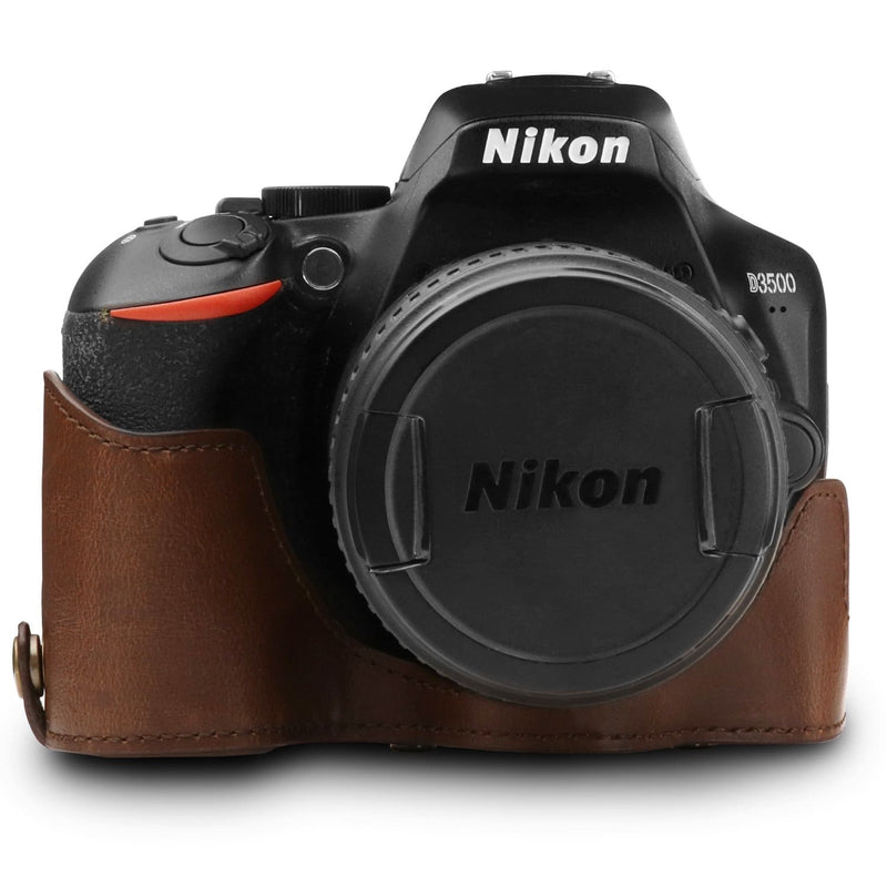 MegaGear Nikon Coolpix P1000 Ever Ready Leather Camera Half Case and –  MegaGear Store