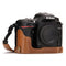 MegaGear Nikon D7500 Ever Ready Genuine Leather Camera Half 