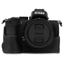 MegaGear Nikon Z50 Ever Ready Genuine Leather Camera Half 