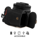 MegaGear Nikon Z50 Ever Ready Genuine Leather Camera Half 