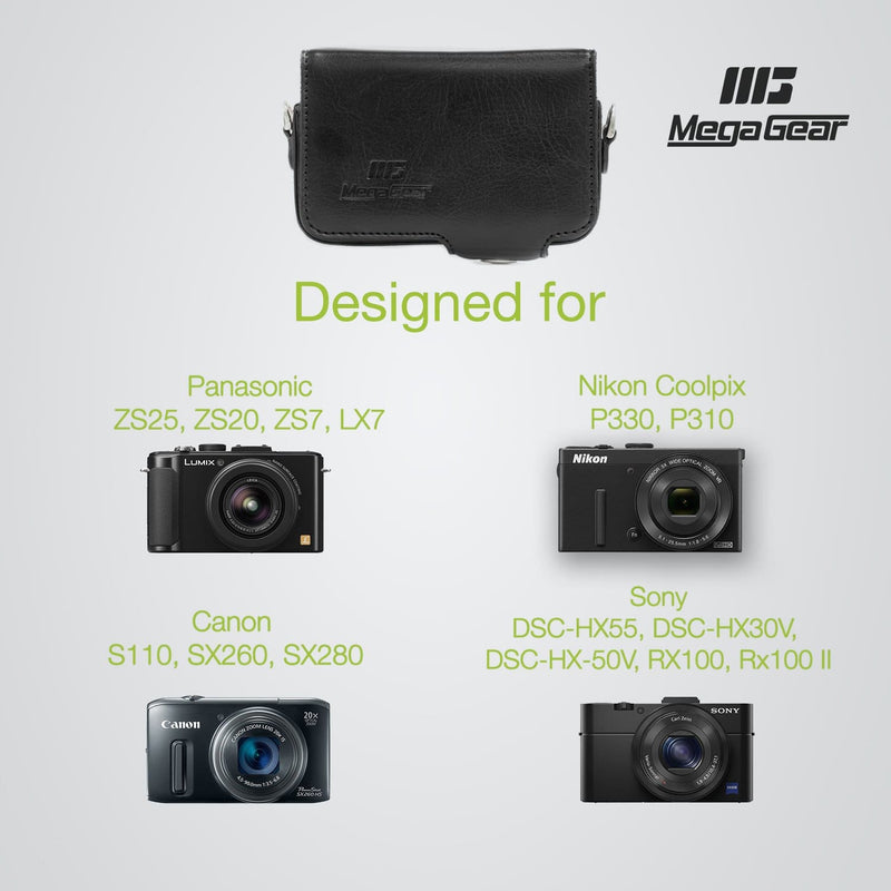 MegaGear Panasonic DMC-ZS25 DMC-LX7 DMC-ZS20 DMC-ZS7 Canon 