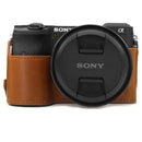 MegaGear Sony Alpha A6600 Ever Ready Leather Camera Half 