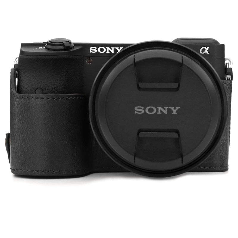 MegaGear Sony Alpha A6600 Ever Ready Leather Camera Half 