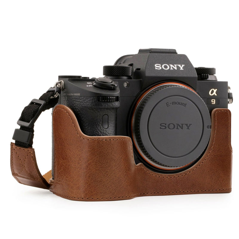 MegaGear Sony Alpha A7 III A7R A9 Ever Ready Genuine Leather