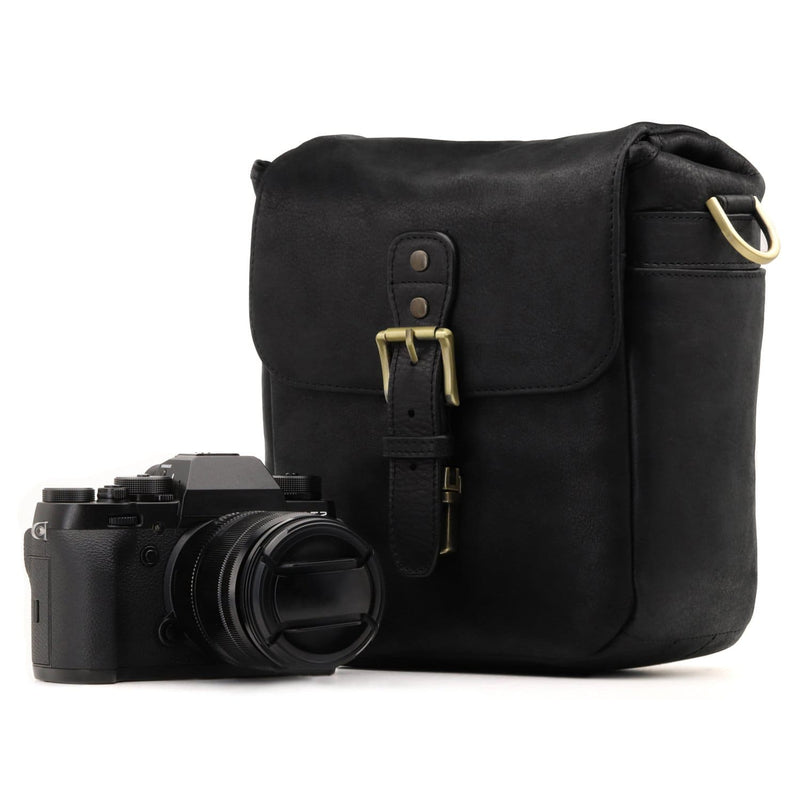 MegaGear Torres Mini Top Grain Leather Camera Messenger Bag for 