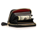 Otto Angelino Genuine Leather Coin and Credit Card Wallet - 