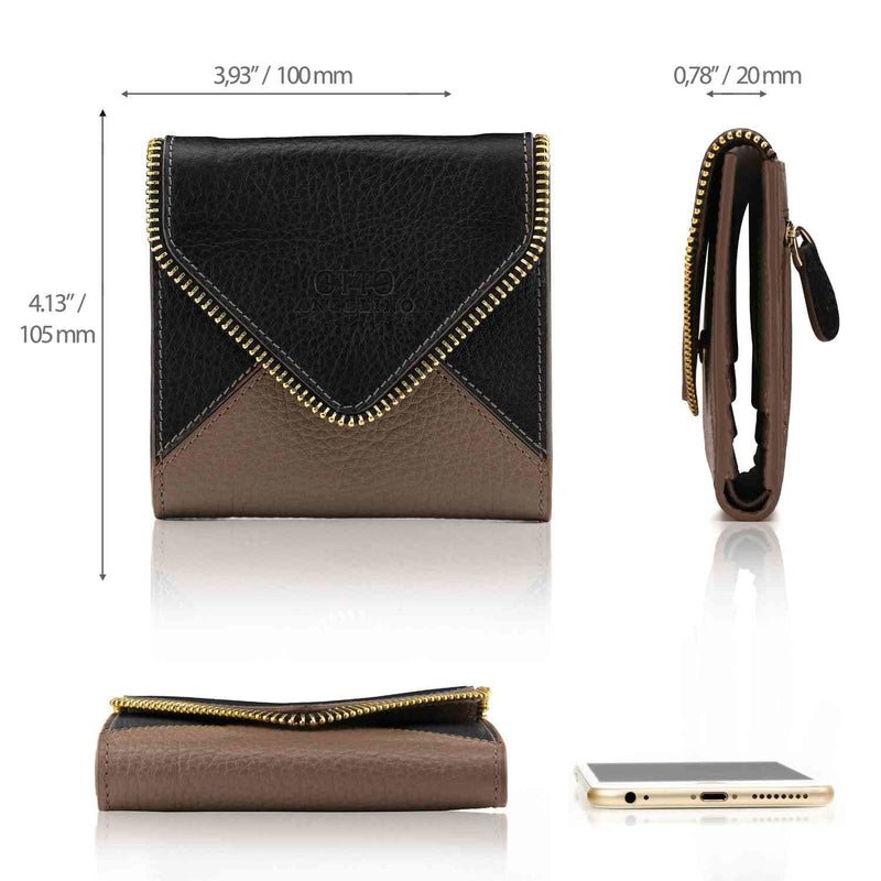 Otto Angelino Genuine Leather Envelope Style Wallet - RFID 