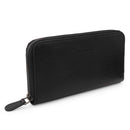 Otto Angelino Leather Zippered Clutch with Phone Compatible 