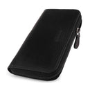 Otto Angelino Leather Zippered Clutch with Phone Compatible 