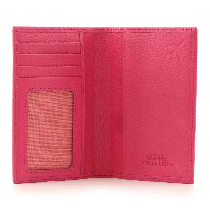 Otto Angelino Real Leather Passport Wallet, RFID Blocking and Baggage ...