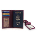 Otto Angelino Real Leather Passport Wallet - RFID Blocking 